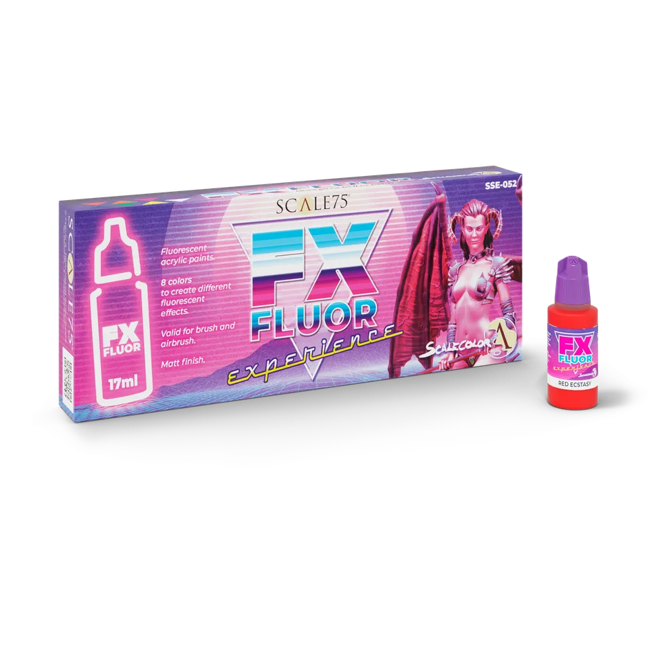 scale75-fx-fluor-experience-set-peinture-fluorescente-acrylique image 1