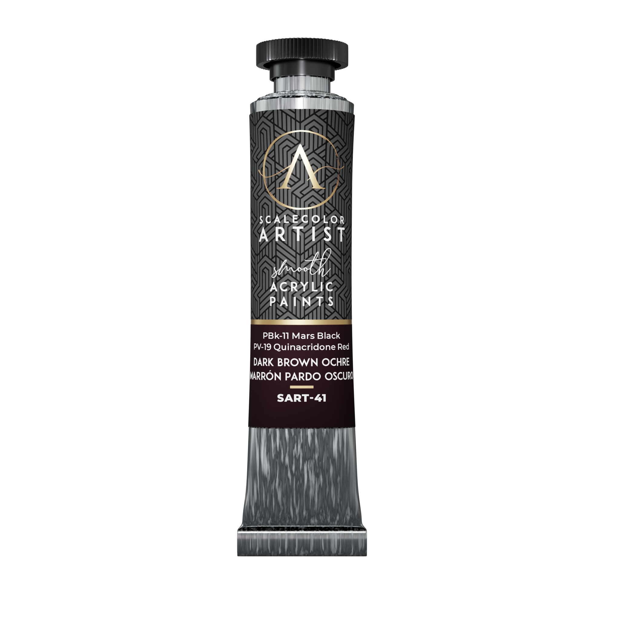 scale75-scalecolor-artist-dark-brown-ochre-peinture-20-ml image 1
