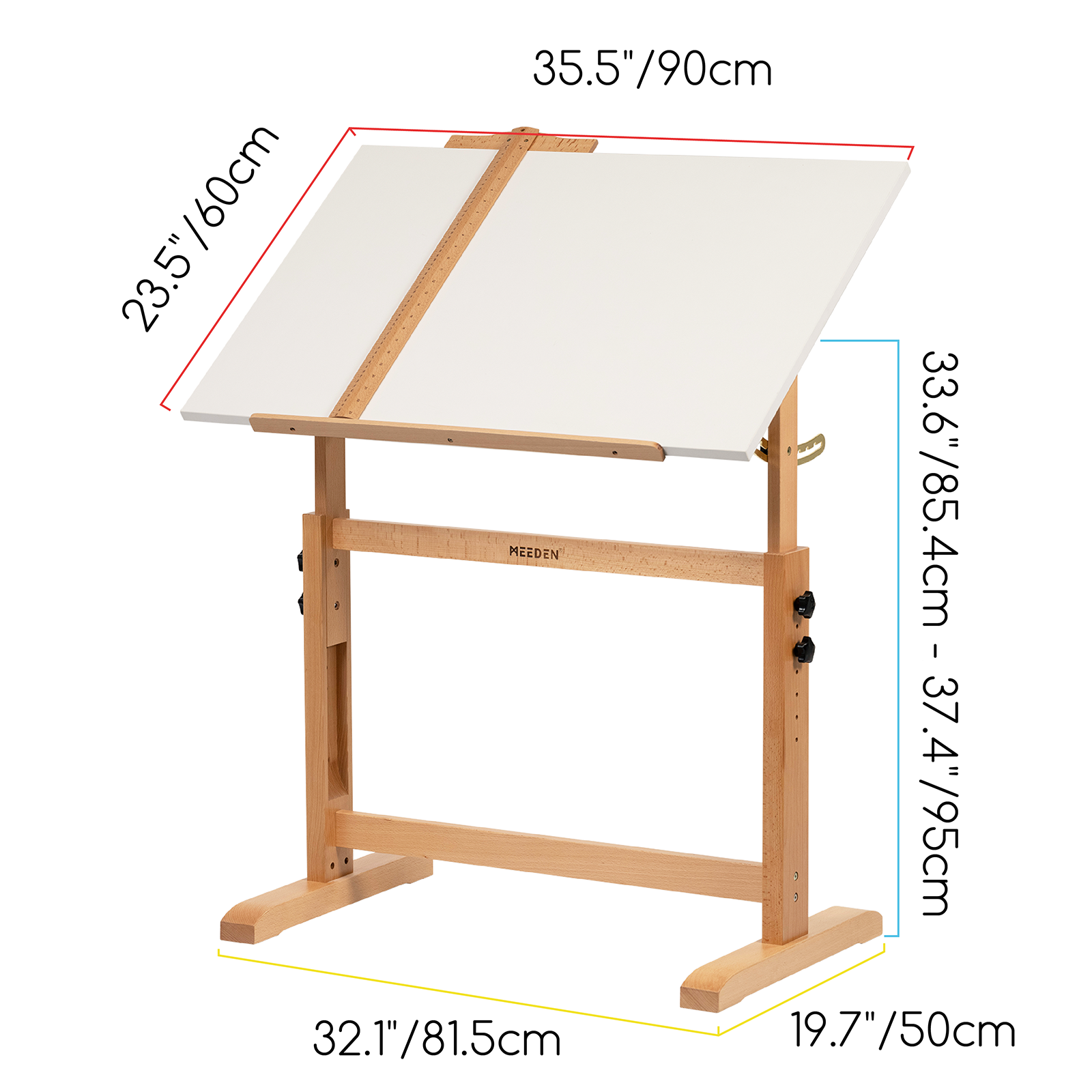 meeden-xsz-5-set-table-dessin-tabouret-blanc-bois image 5
