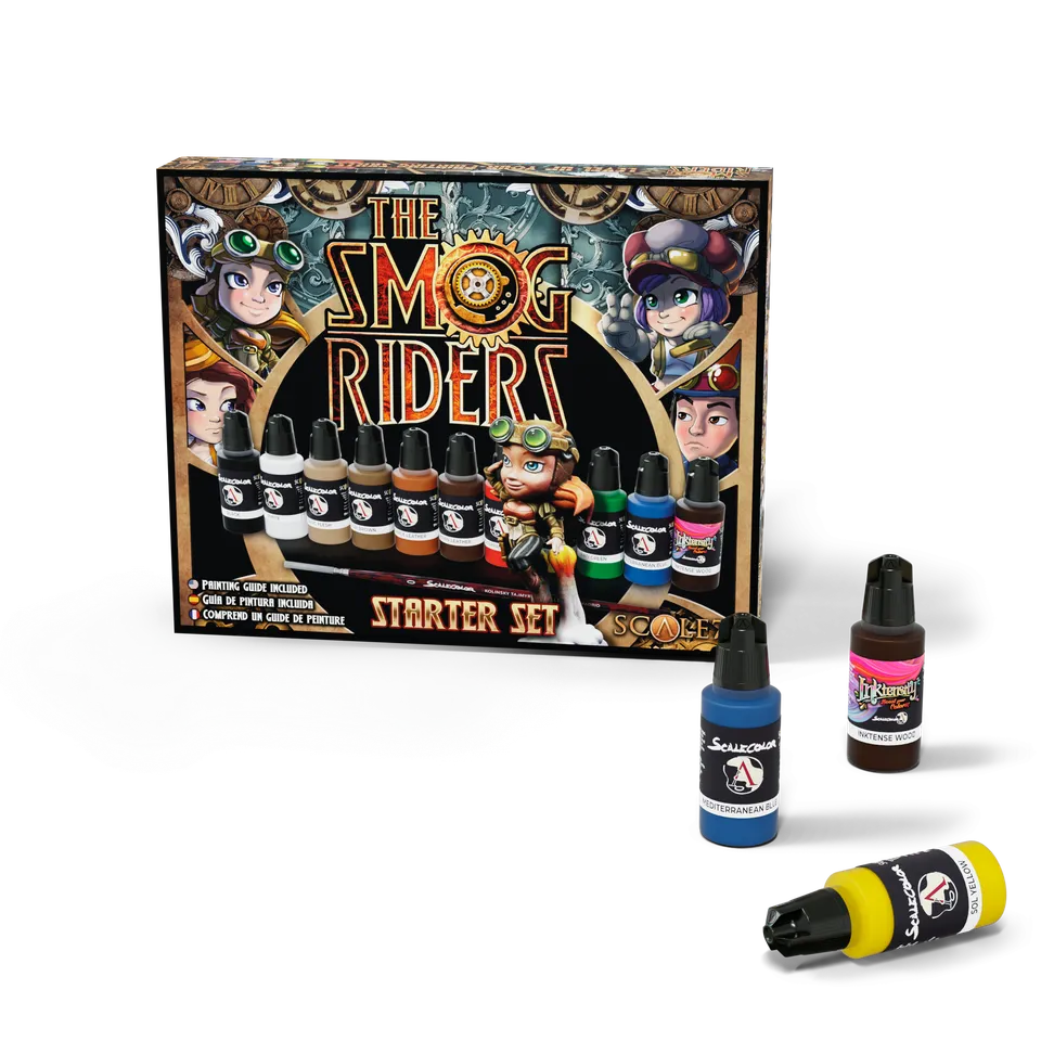 scale75-starter-smog-riders-set-peinture-figurine-35mm image 1