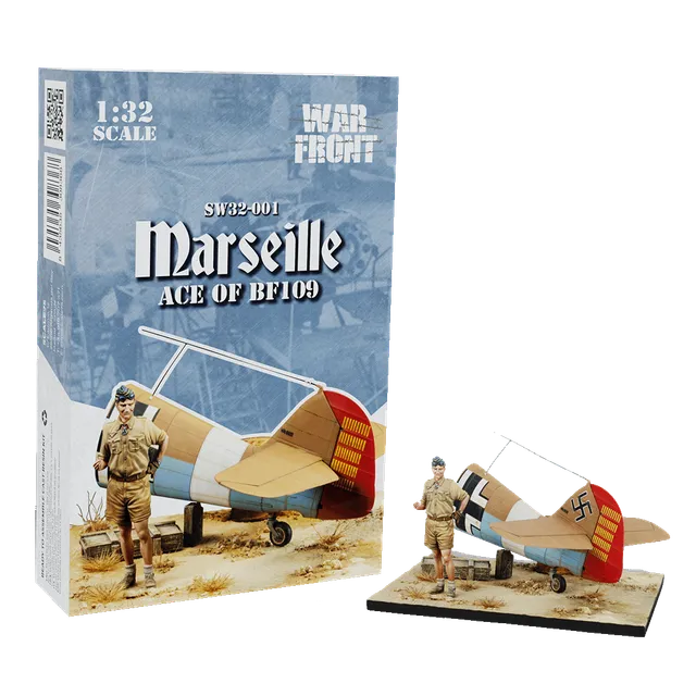 scale75-models-marseille-ace-of-bf109-figurine-1-32-non-peinte image 1