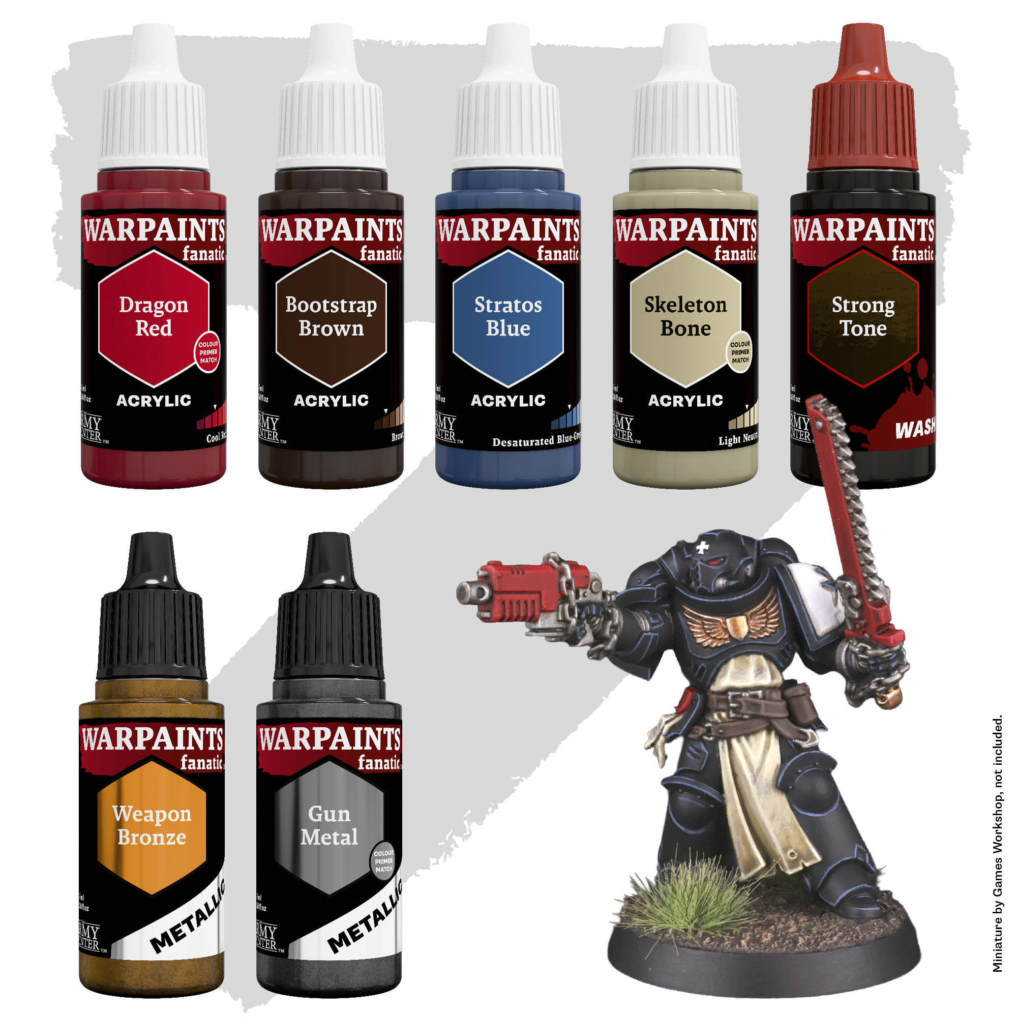 the-army-painter-combat-se7ens-black-relic-armour-set-7-peintures-noir image 1
