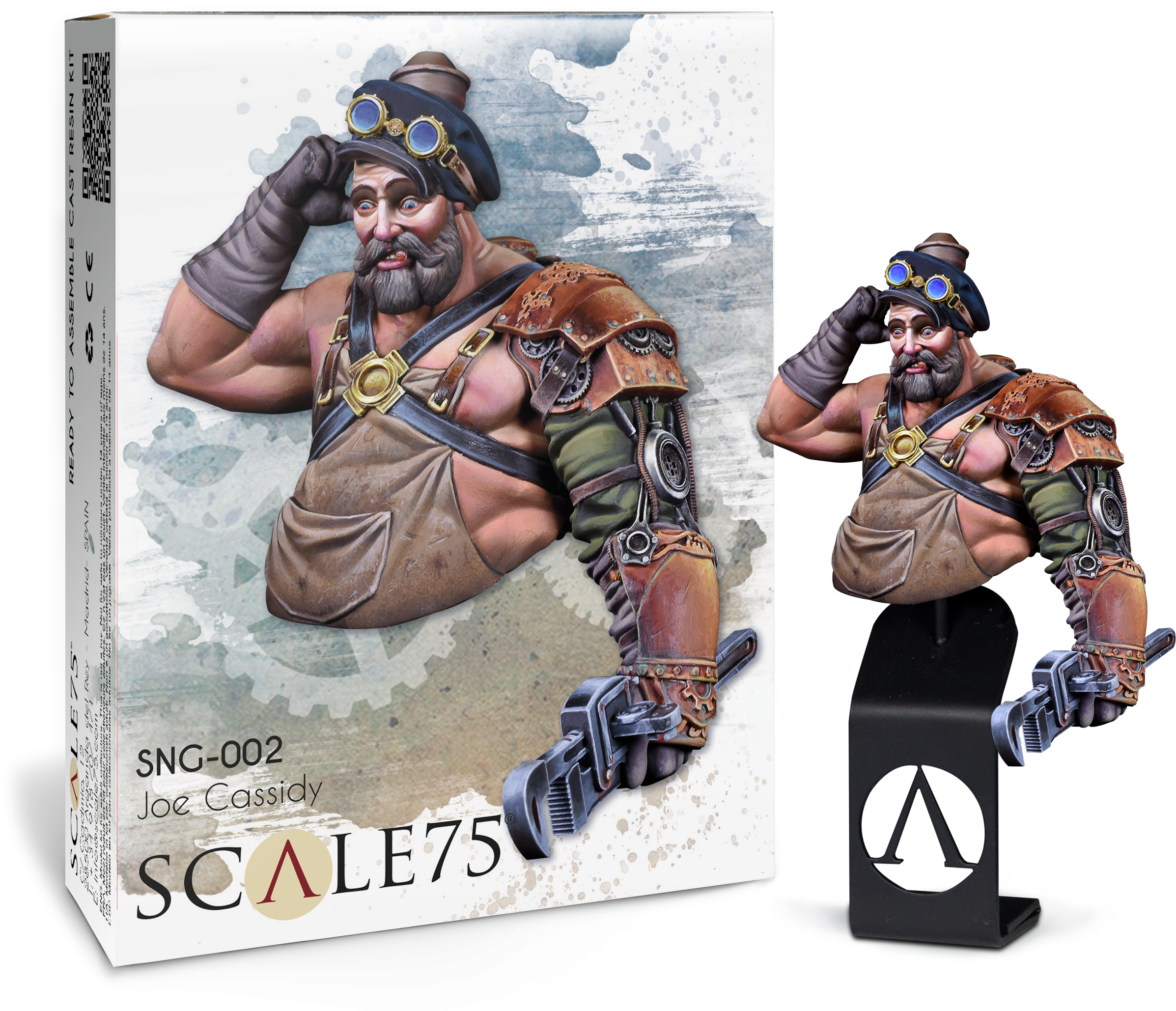 scale75-naughty-gears-joe-cassidy-figurine-non-peinte image 1