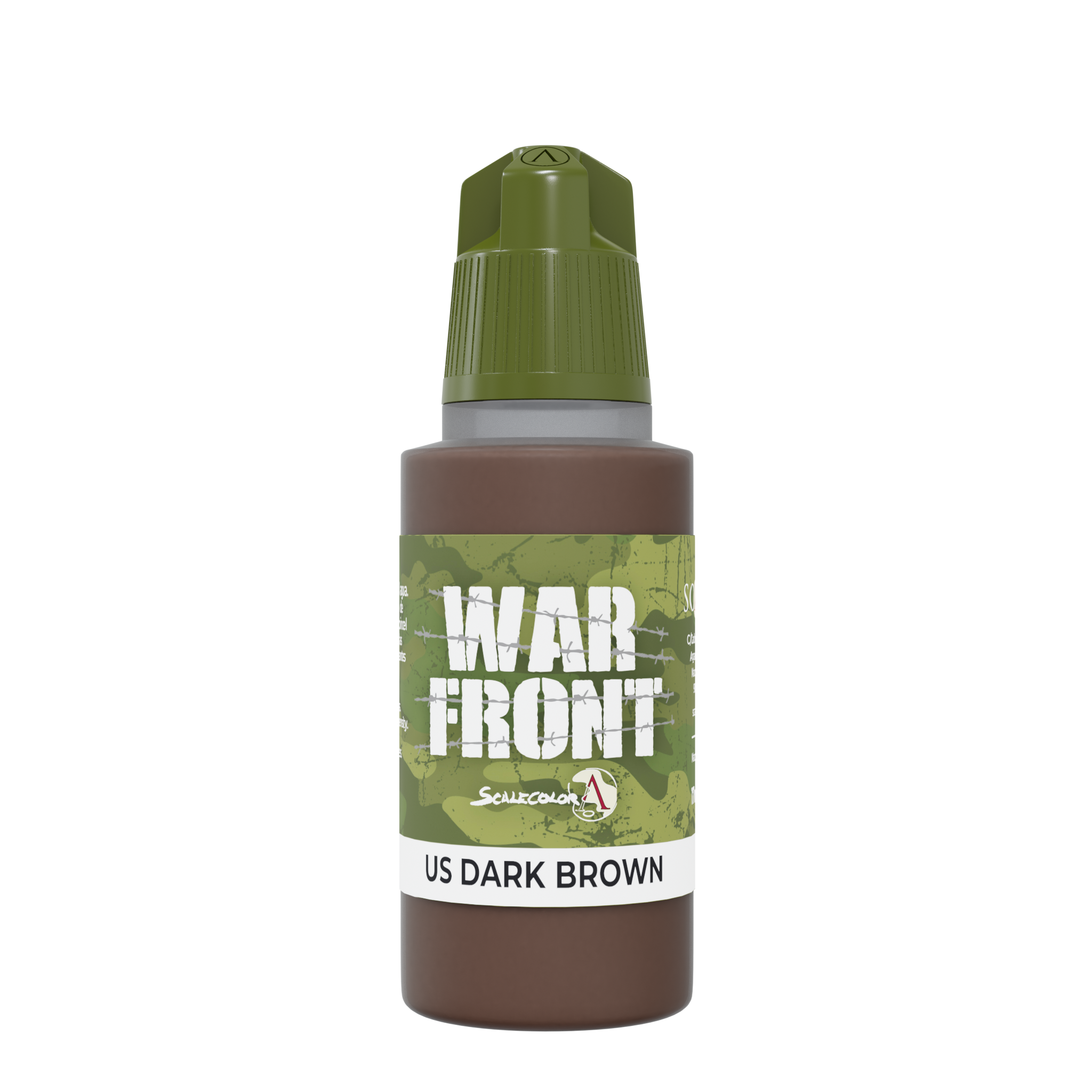 scale75-warfront-us-dark-brown-peinture-acrylique-17-ml image 1
