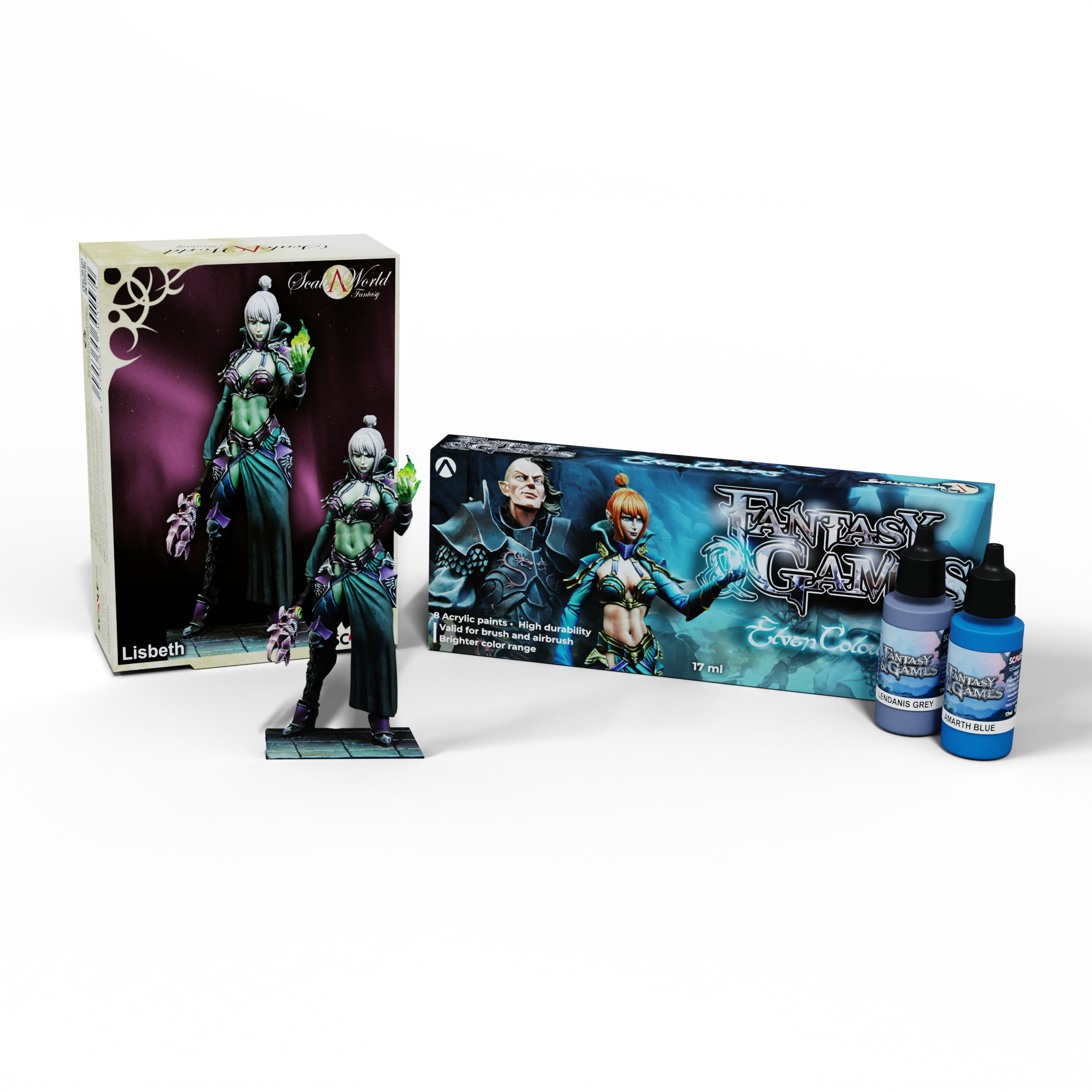 scale75-bundles-elven-colorus-lisbeth-pack-peinture-figurine image 1