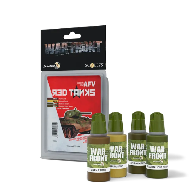 scale75-warfront-red-tanks-set-4-peintures-acryliques-mates image 1