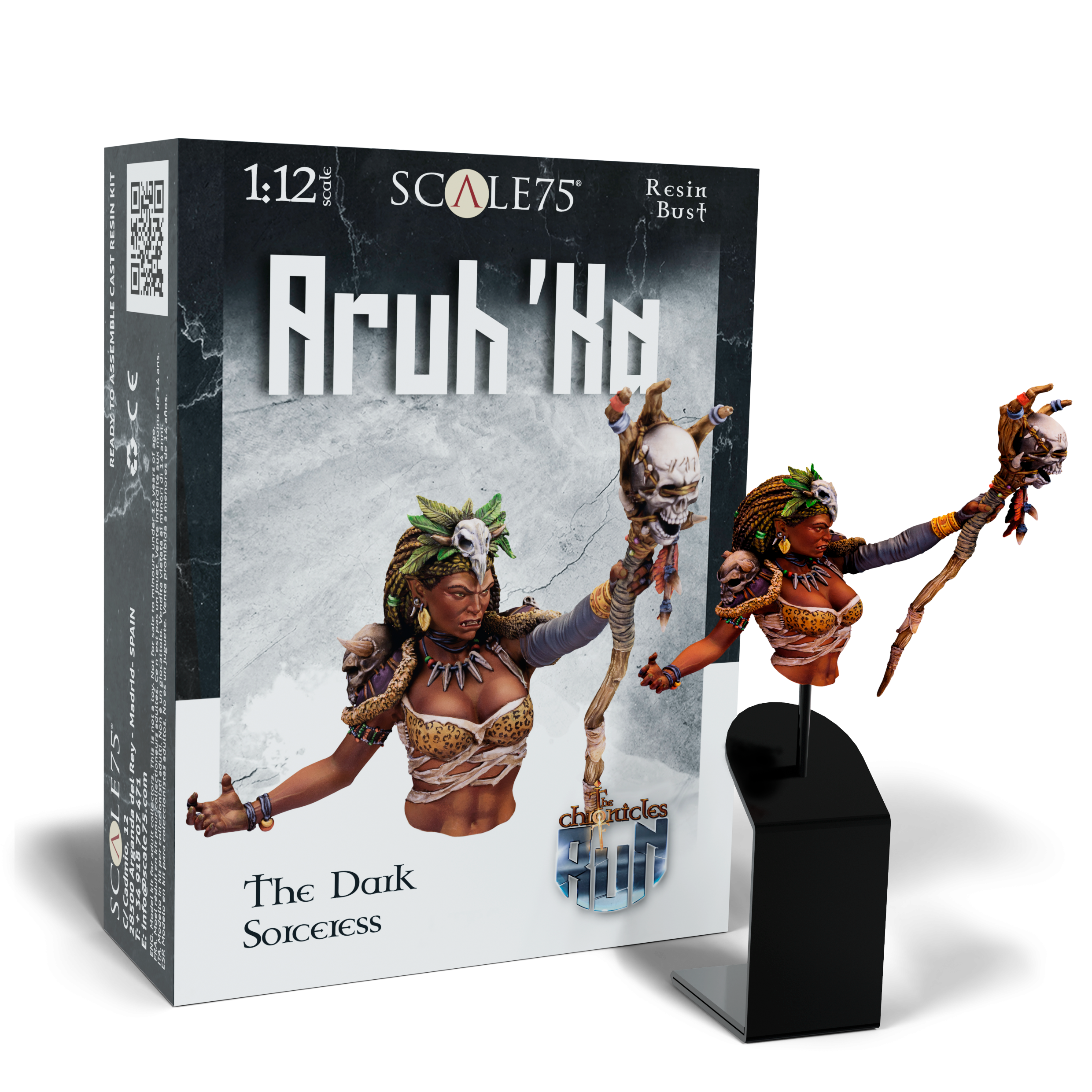 scale75-aruh-ka-dark-sorceress-figurine-fantasy-r-sine image 1