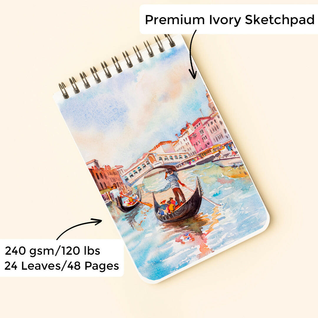 viviva-refill-sketchpad-a6-recharge-carnet-aquarelle image 2
