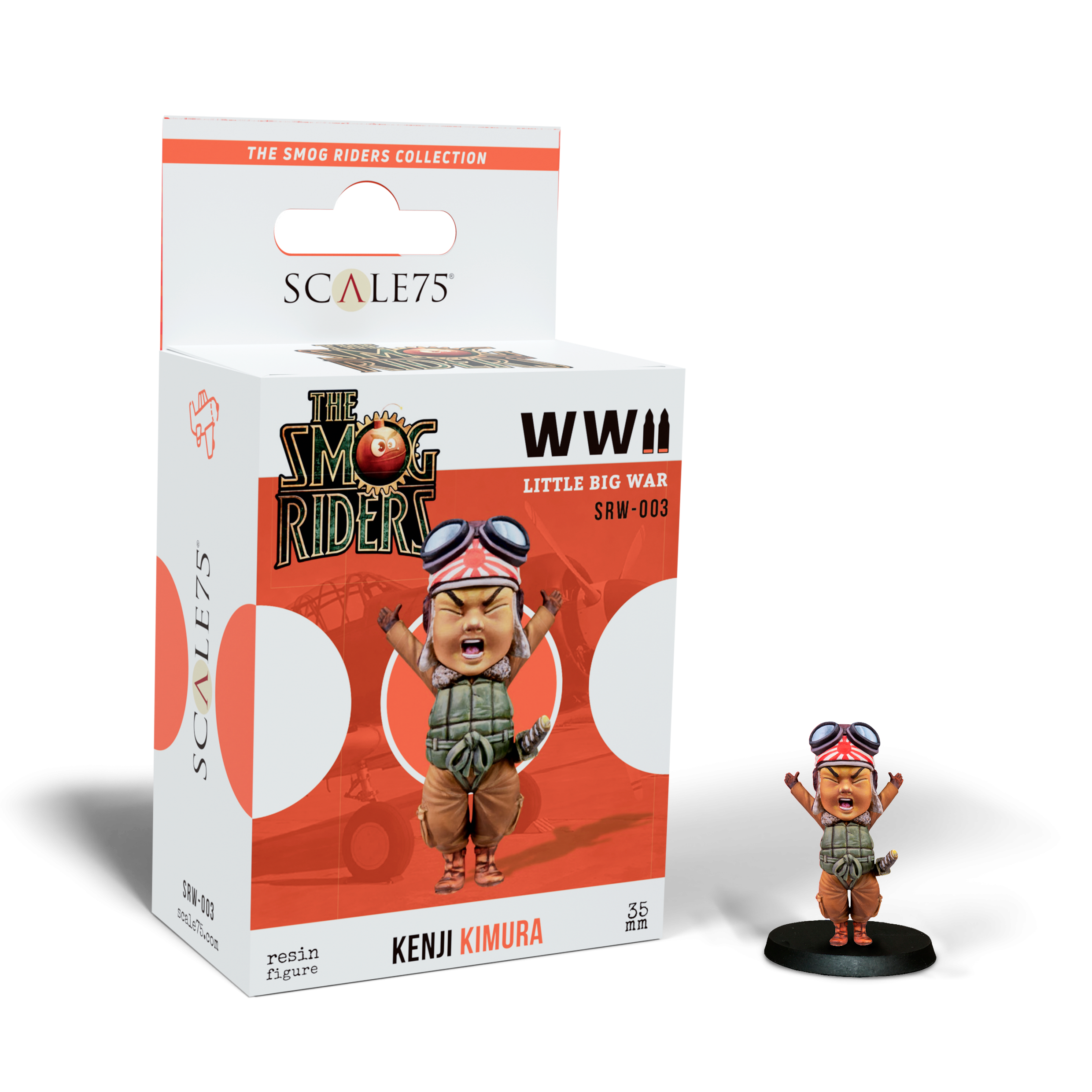 scale75-smog-riders-kenji-kimura-figurine-35mm-non-peinte image 1