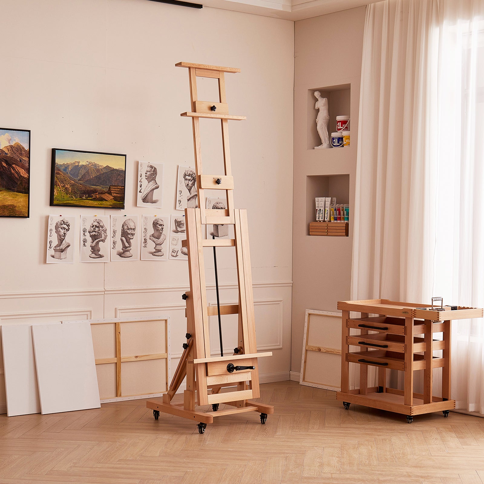 meeden-floor-easels-chevalet-manivelle-dhj-12-h-tre image 5