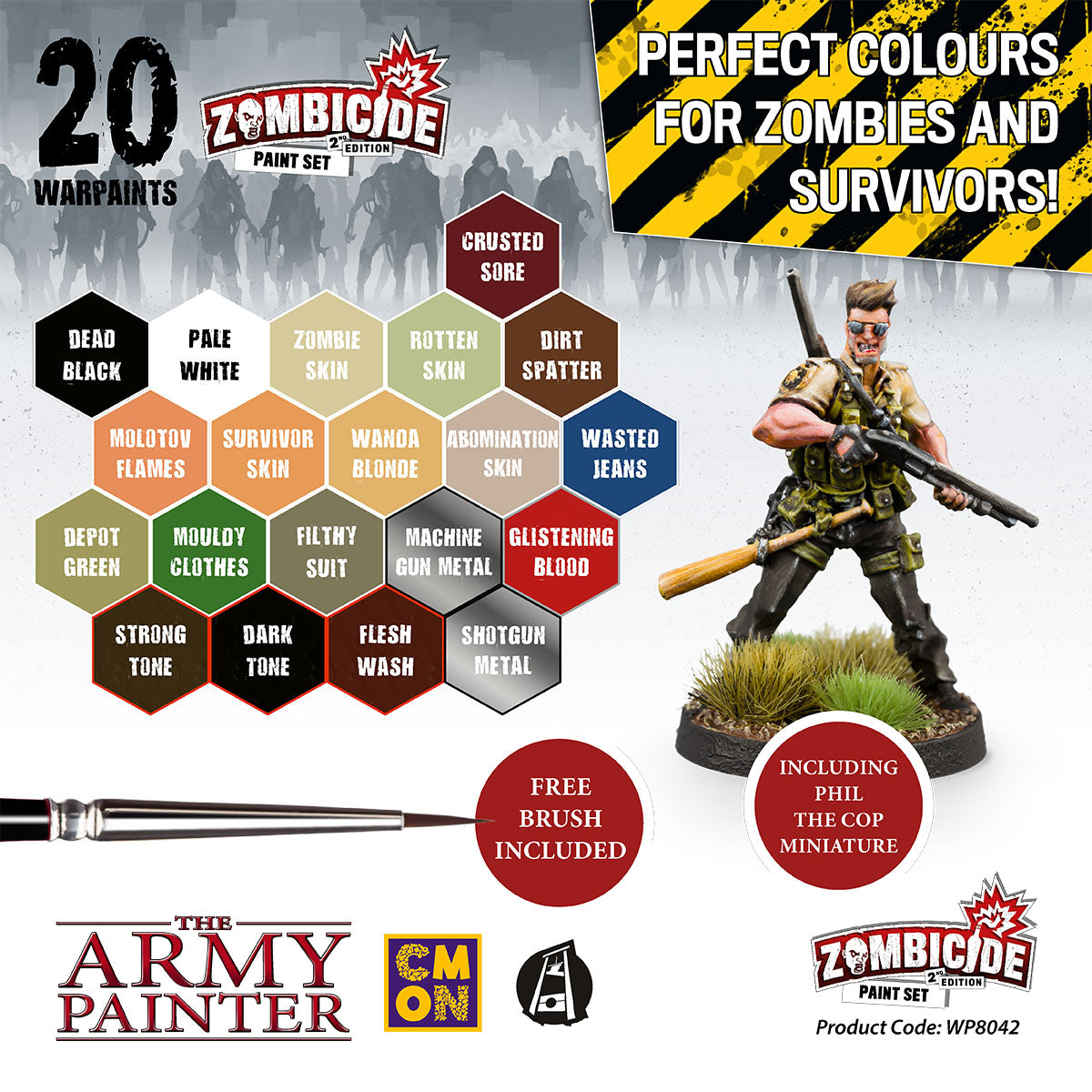 the-army-painter-zombicide-2nd-edition-set-peinture-20-couleurs image 3