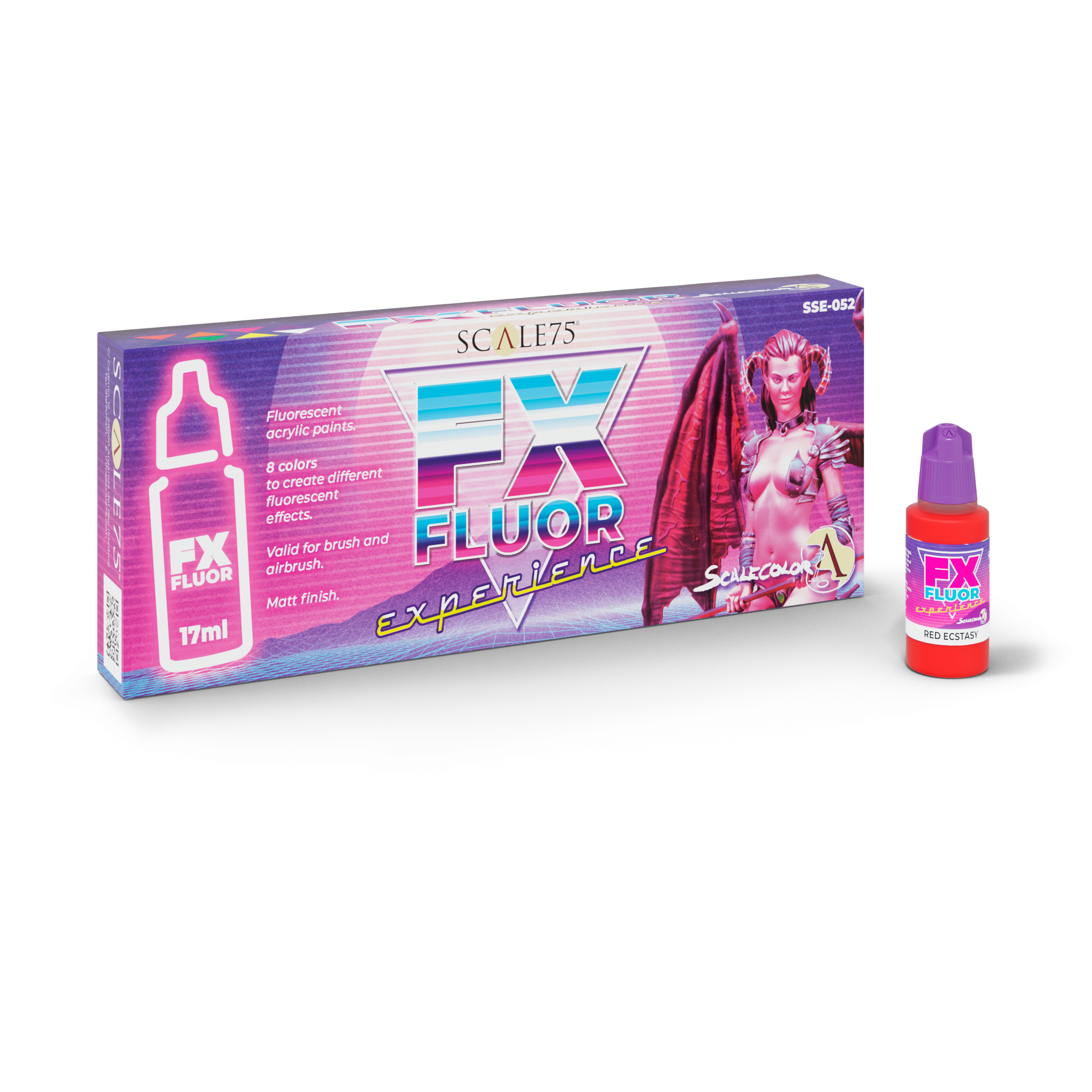 scale75-fx-fluor-experience-set-peinture-fluorescente-acrylique image 1