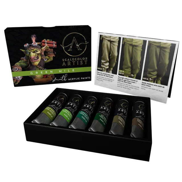 scale75-specials-green-mile-set-peinture-verte-cr-meuse-artist image 1