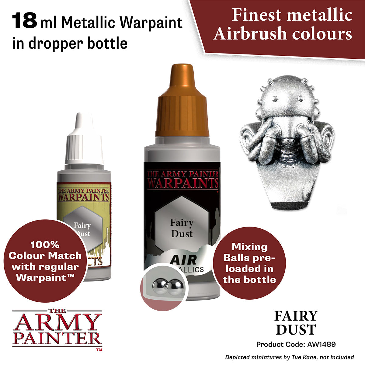 the-army-painter-warpaints-air-metallics-fairy-dust-peinture-a-rographe-18-ml image 2