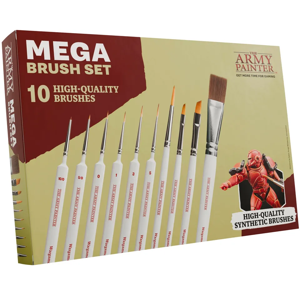 the-army-painter-mega-brush-set-pinceaux-figurine-10-pi-ces image 1