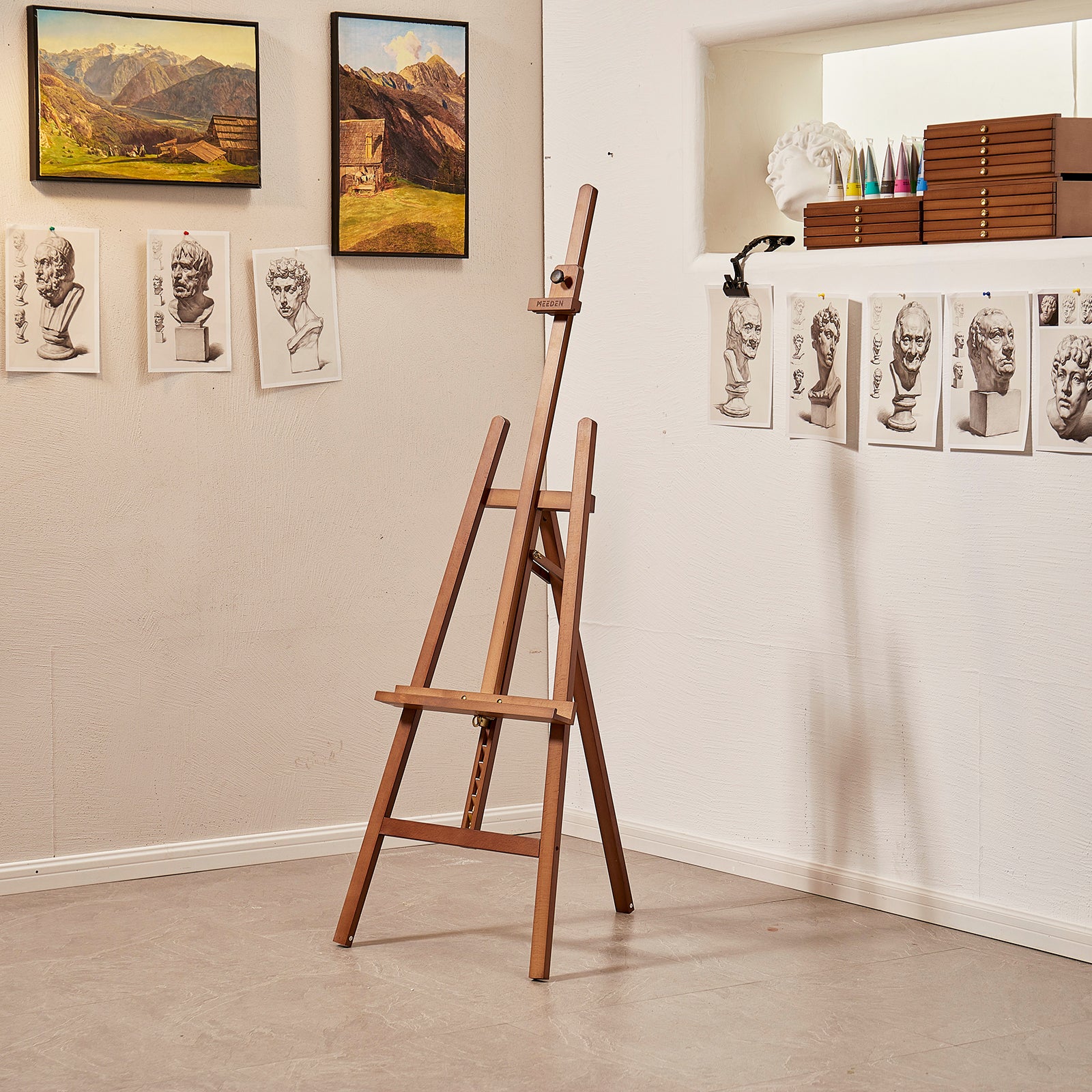meeden-floor-easels-chevalet-bois-w01d-cadre-a-h-tre-193-cm image 6