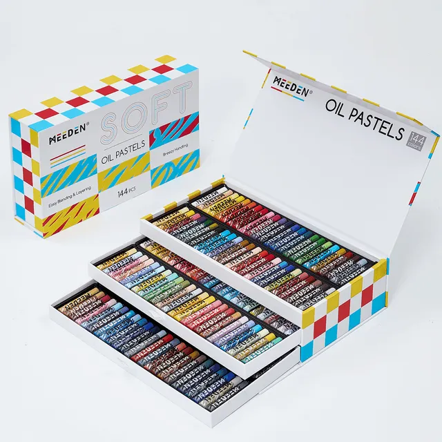 meeden-pastels-l-huile-144-couleurs-coffret-vibrant image 1