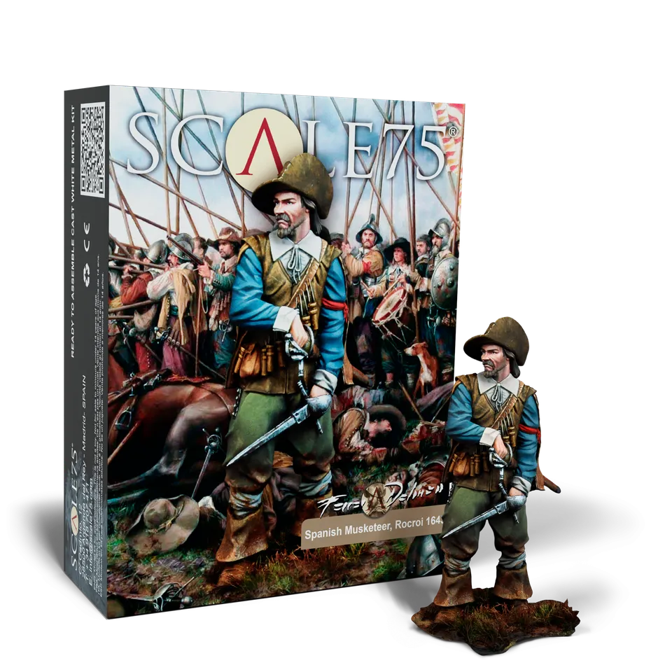 scale75-ferrer-dalmau-mousquetaire-rocroi-1643-figurine-75-mm image 1