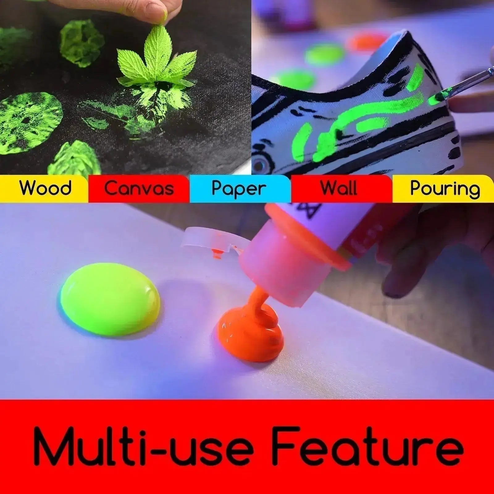 meeden-peinture-acrylique-fluide-fluo-6-x-60-ml image 2