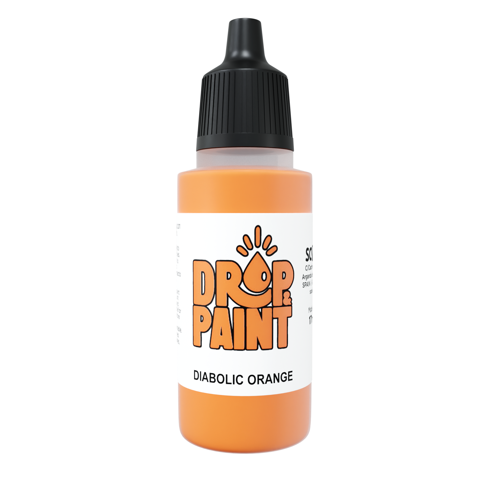 scale75-scalecolor-diabolic-orange-peinture-acrylique-orange-mat-17ml image 1