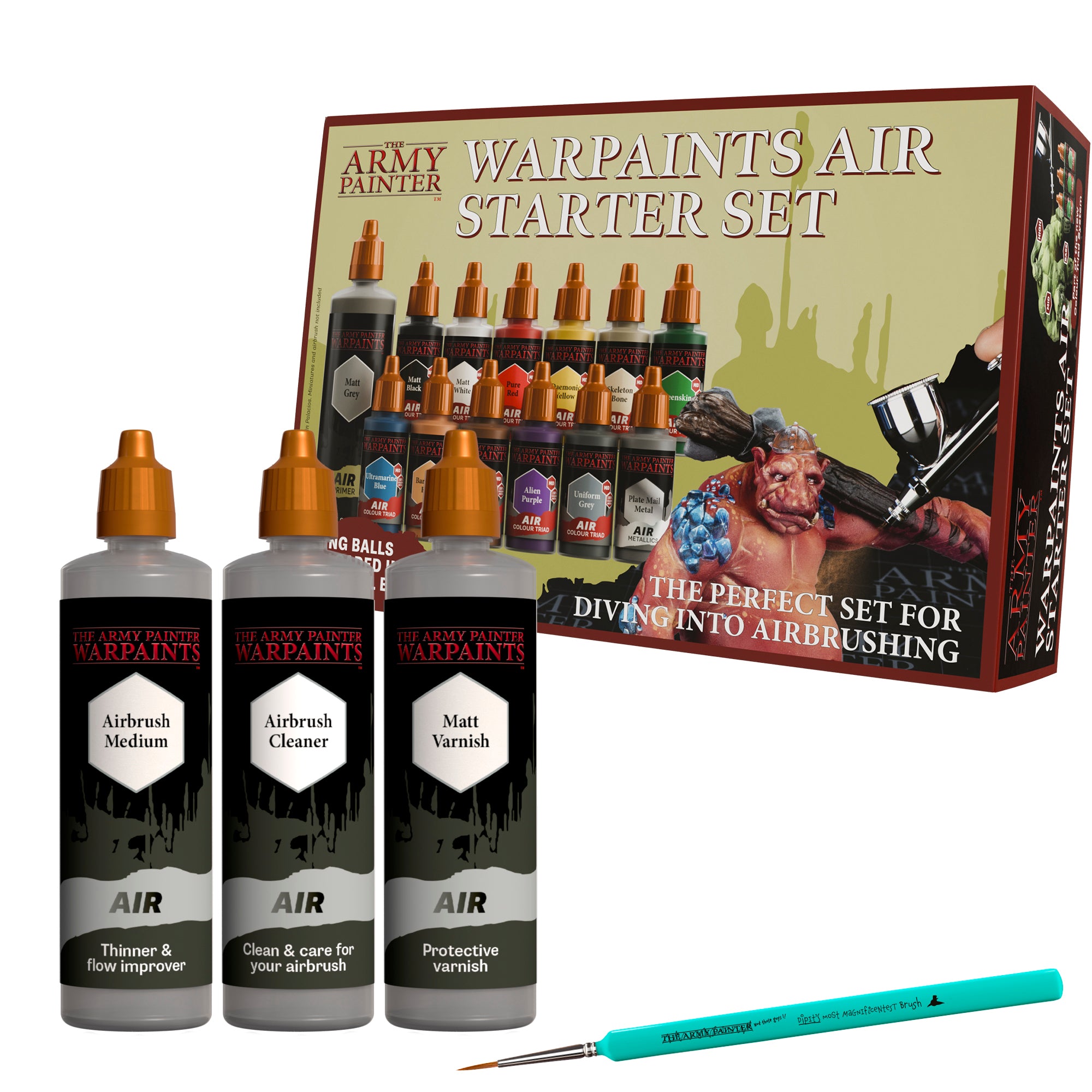 the-army-painter-airbrush-starter-bundle-kit-aerographe-peinture-air image 1