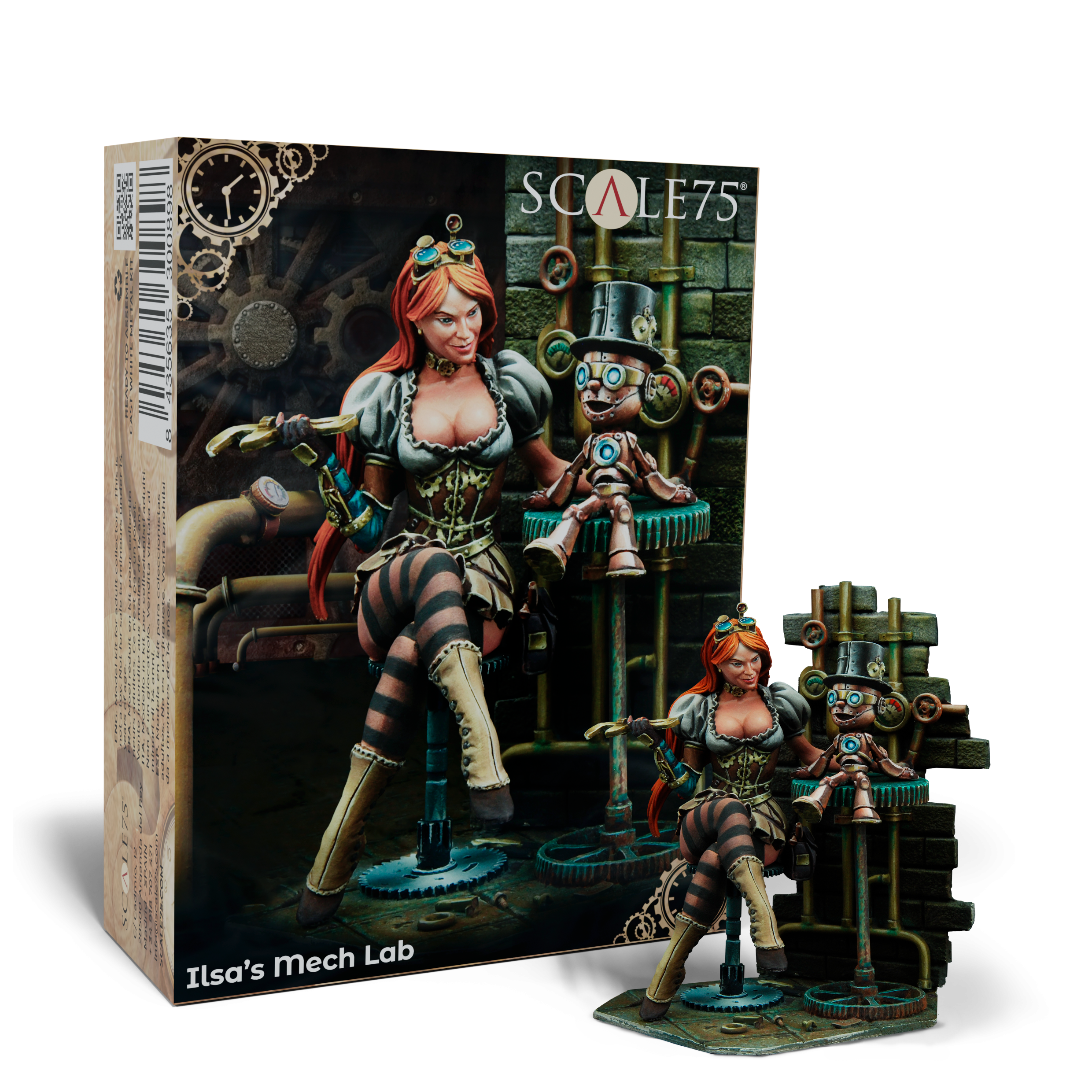 scale75-characters-ilsa-s-mech-lab-figurine-75mm-non-peinte image 1