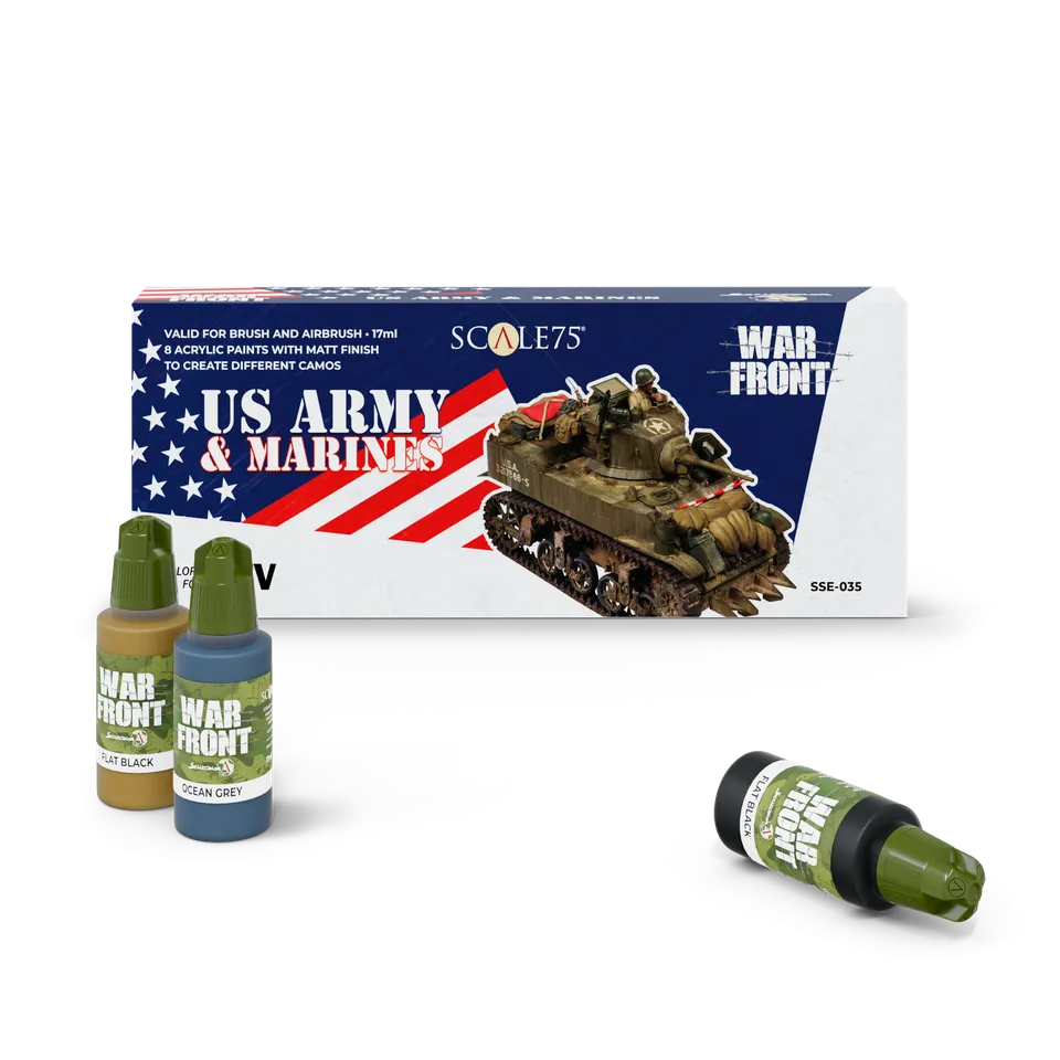 scale75-warfront-us-army-marines-set-8-peintures-olive image 1