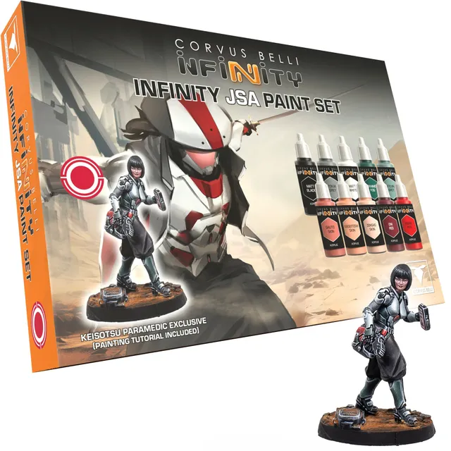 the-army-painter-infinity-jsa-paint-set-10-peintures-figurine image 1