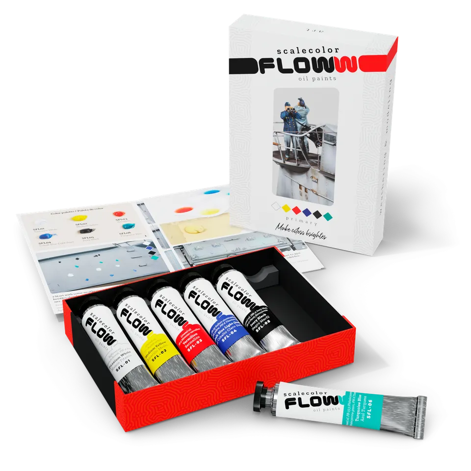 scale75-floww-oils-primary-peinture-l-huile-mat-set image 1