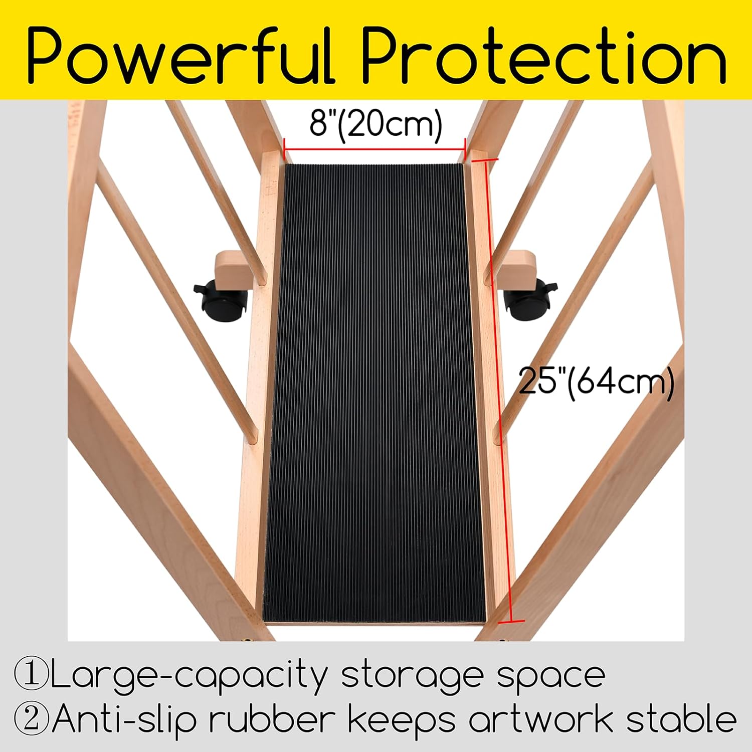 meeden-racks-range-toiles-bois-h-tre-roulettes-naturel image 7