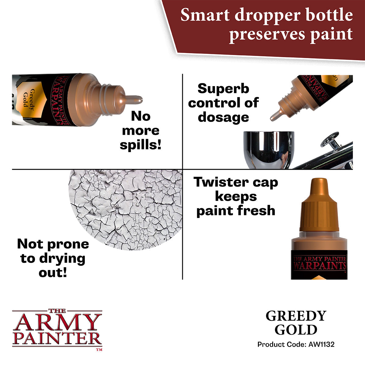 the-army-painter-warpaints-air-greedy-gold-peinture-a-rographe-or-18-ml image 5
