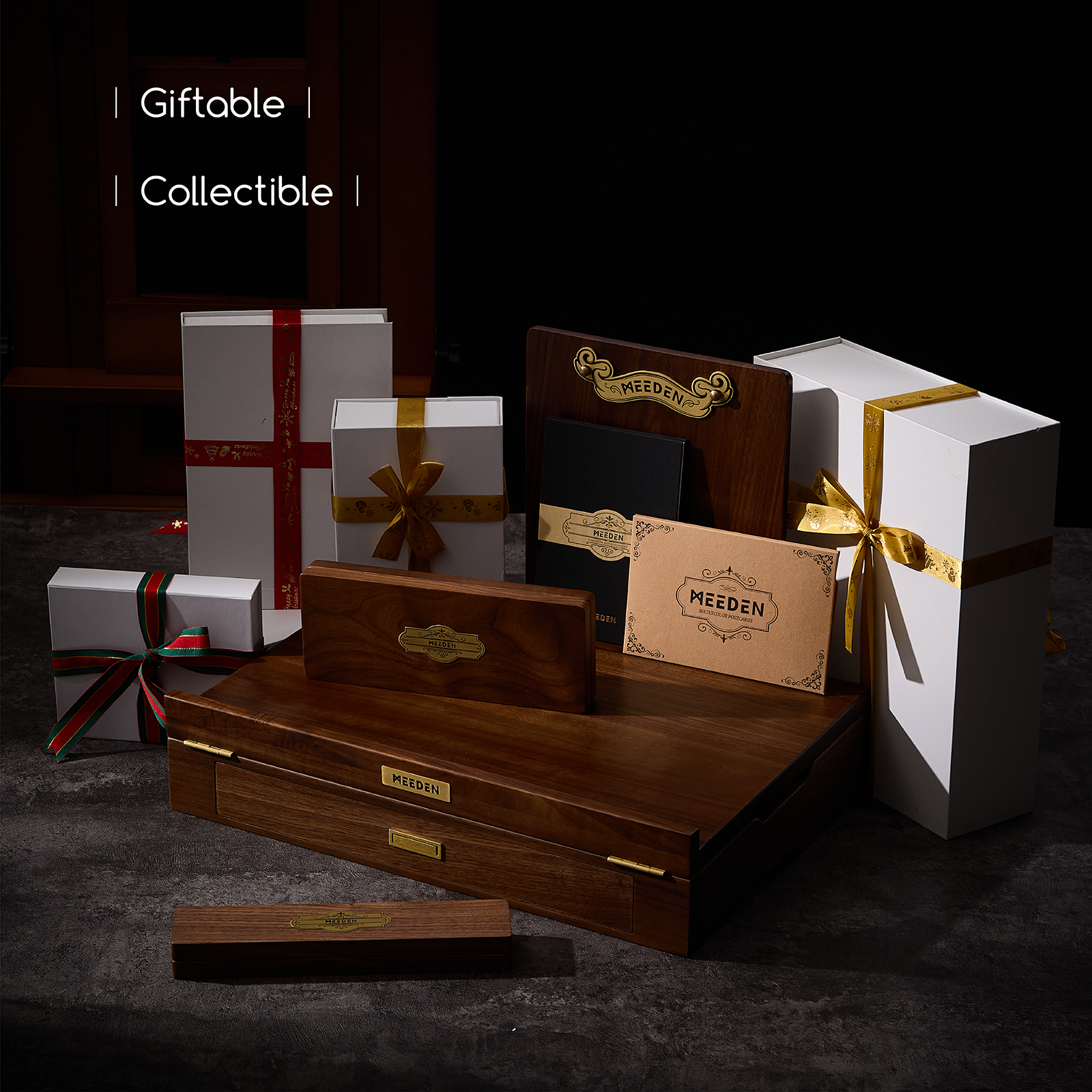 meeden-tabletop-easels-chevalet-de-table-noyer-am-ricain-coffret image 7