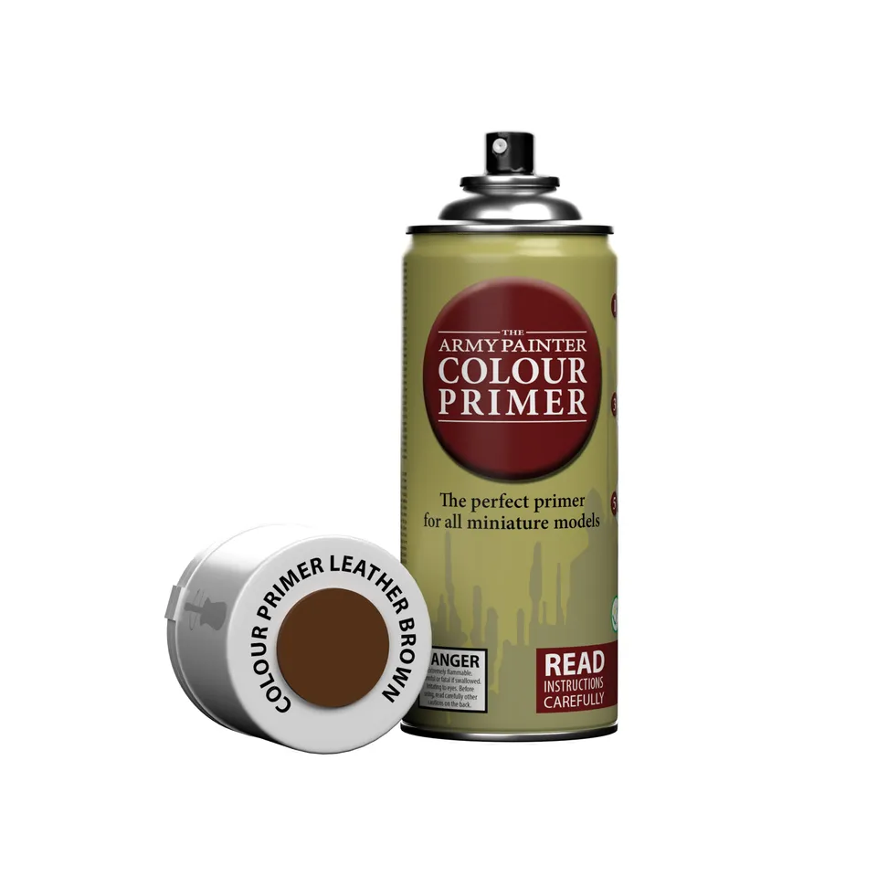 the-army-painter-colour-primer-leather-brown-bombe-400-ml-cuir image 1