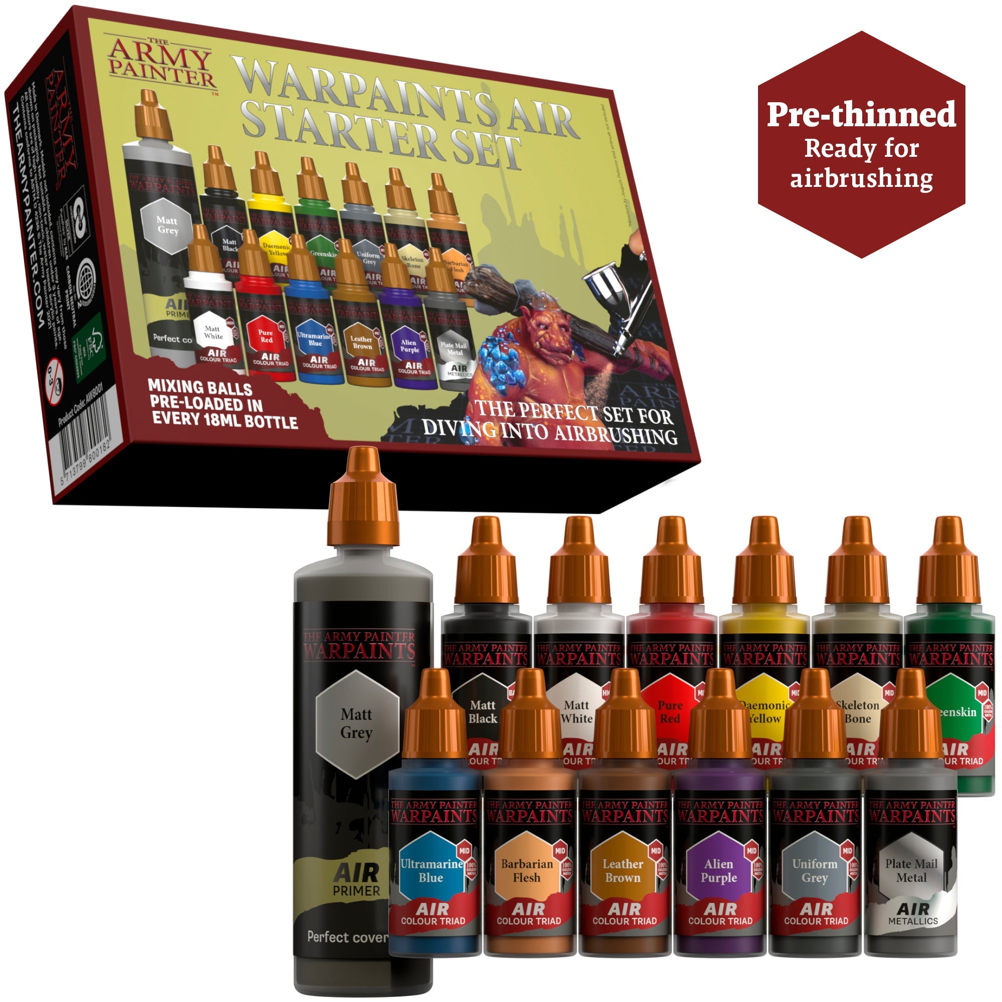the-army-painter-warpaints-air-starter-set-peinture-a-rographe-12 image 2