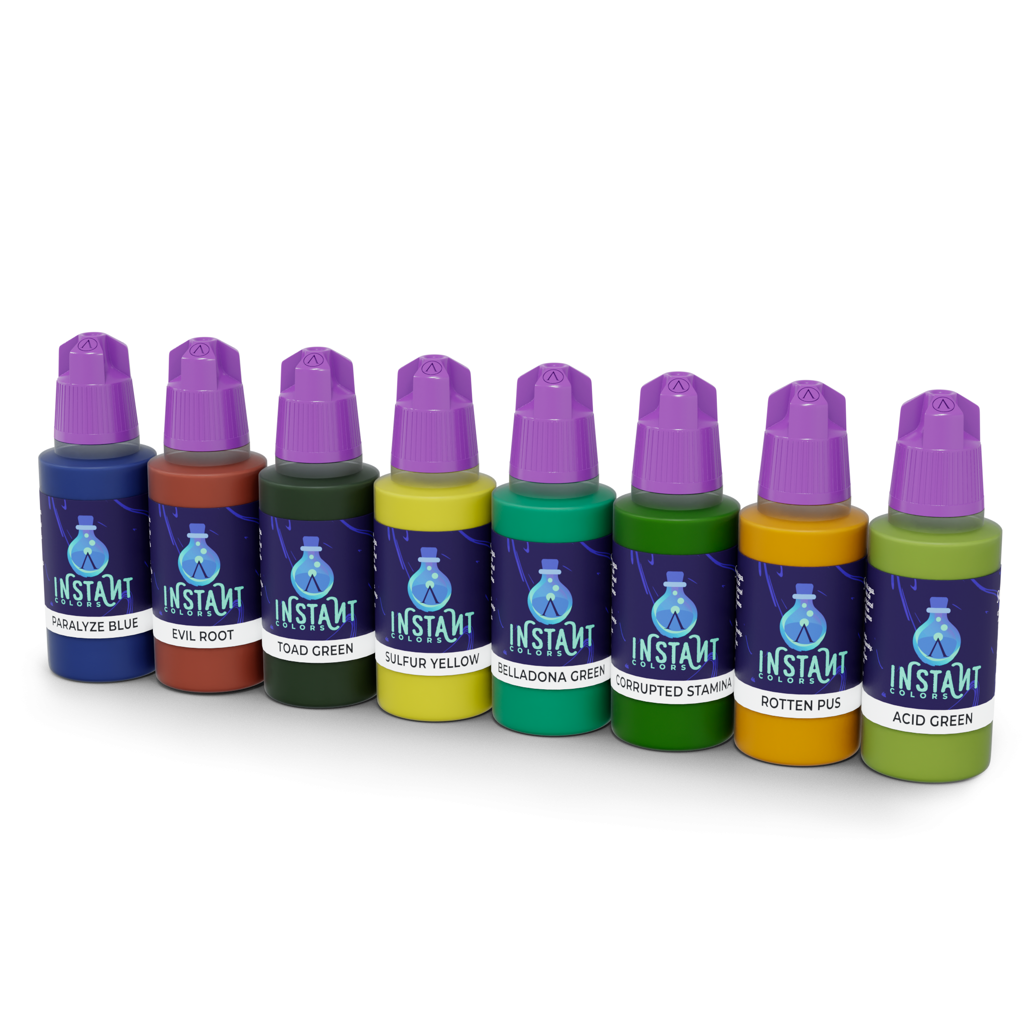 scale75-instant-colors-poison-flasks-peinture-set-vert-rapide image 2