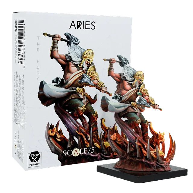 scale75-zodiac-aries-figurine-b-lier-fantasy-peindre image 1