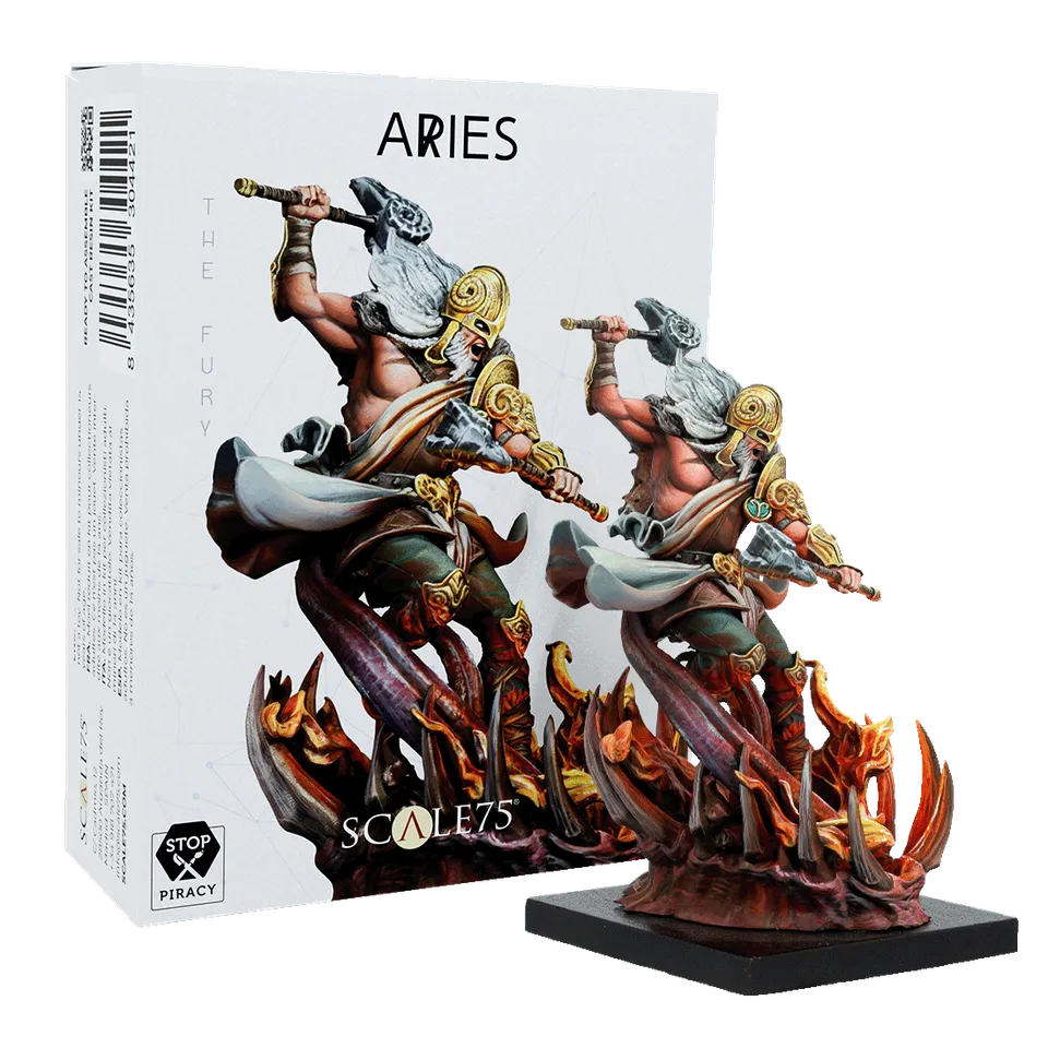 scale75-zodiac-aries-figurine-b-lier-fantasy-peindre image 1