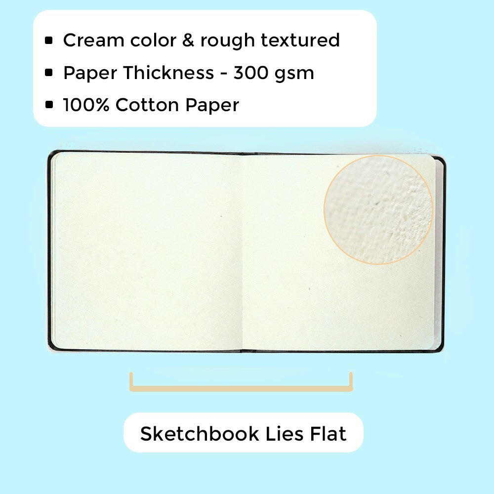 viviva-sketchbooks-square-sketchbook-carnet-coton-40-pages-140-lbs image 4