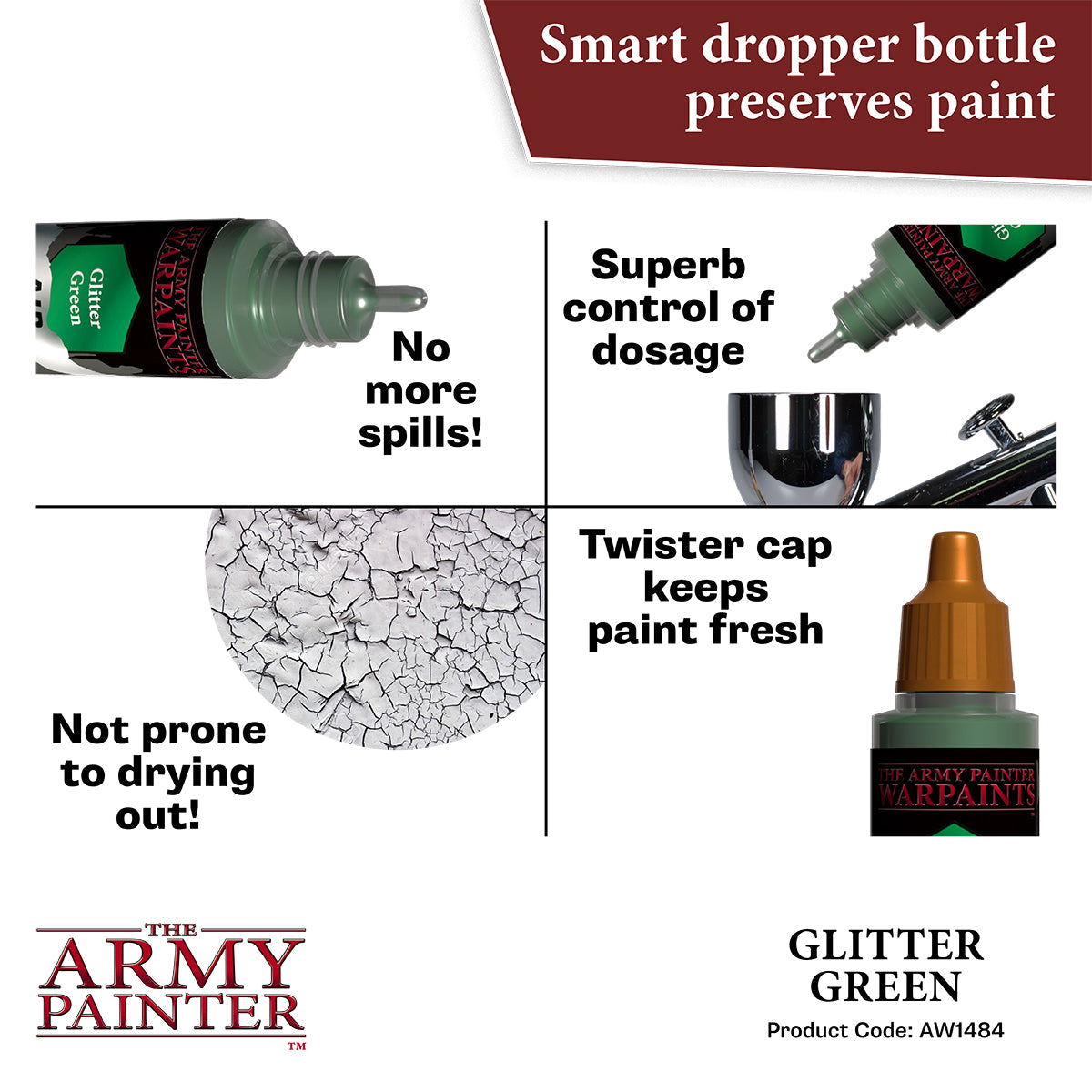 the-army-painter-warpaints-air-glitter-green-peinture-a-rographe image 5