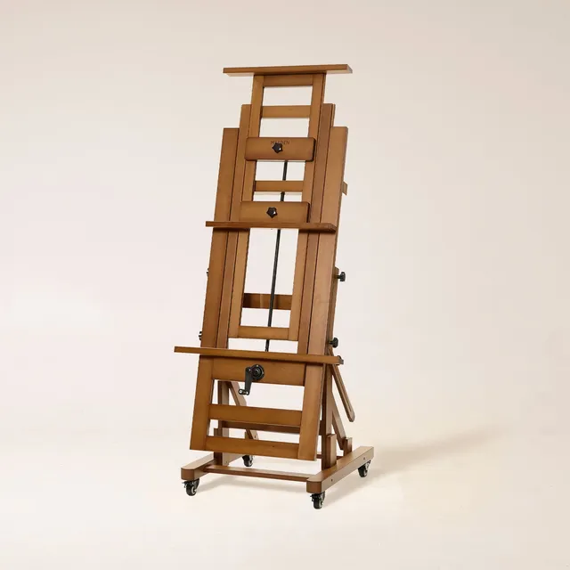 meeden-dhj-12-chevalet-d-atelier-manivelle-noyer image 1