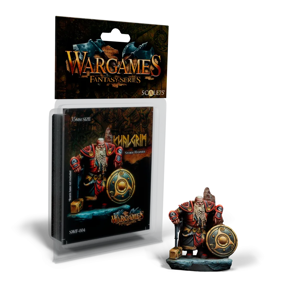 scale75-wargames-kalgrim-storm-hammer-figurine-35mm image 1