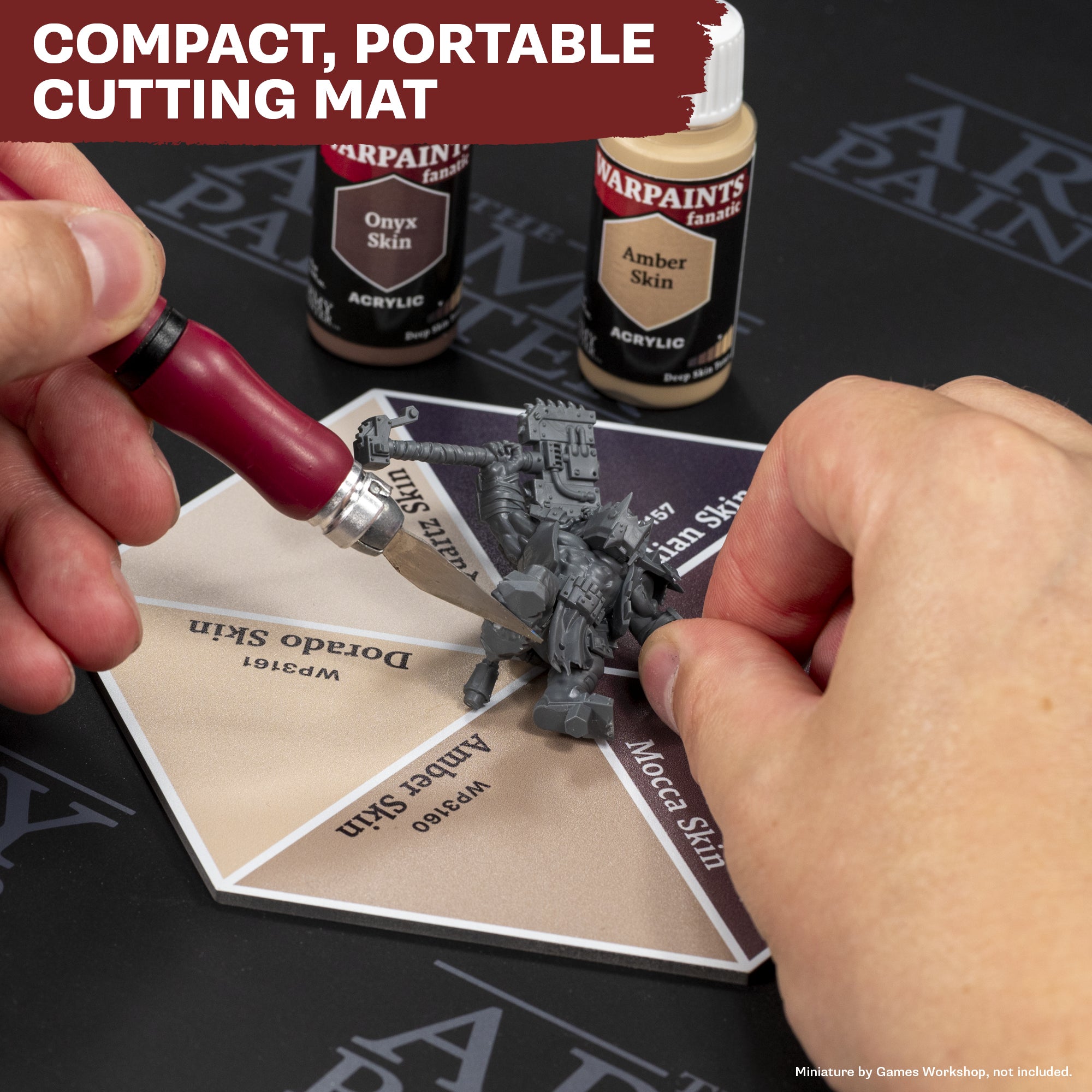the-army-painter-hex-cutting-mat-deep-skin-tones-tapis-d-coupe image 2