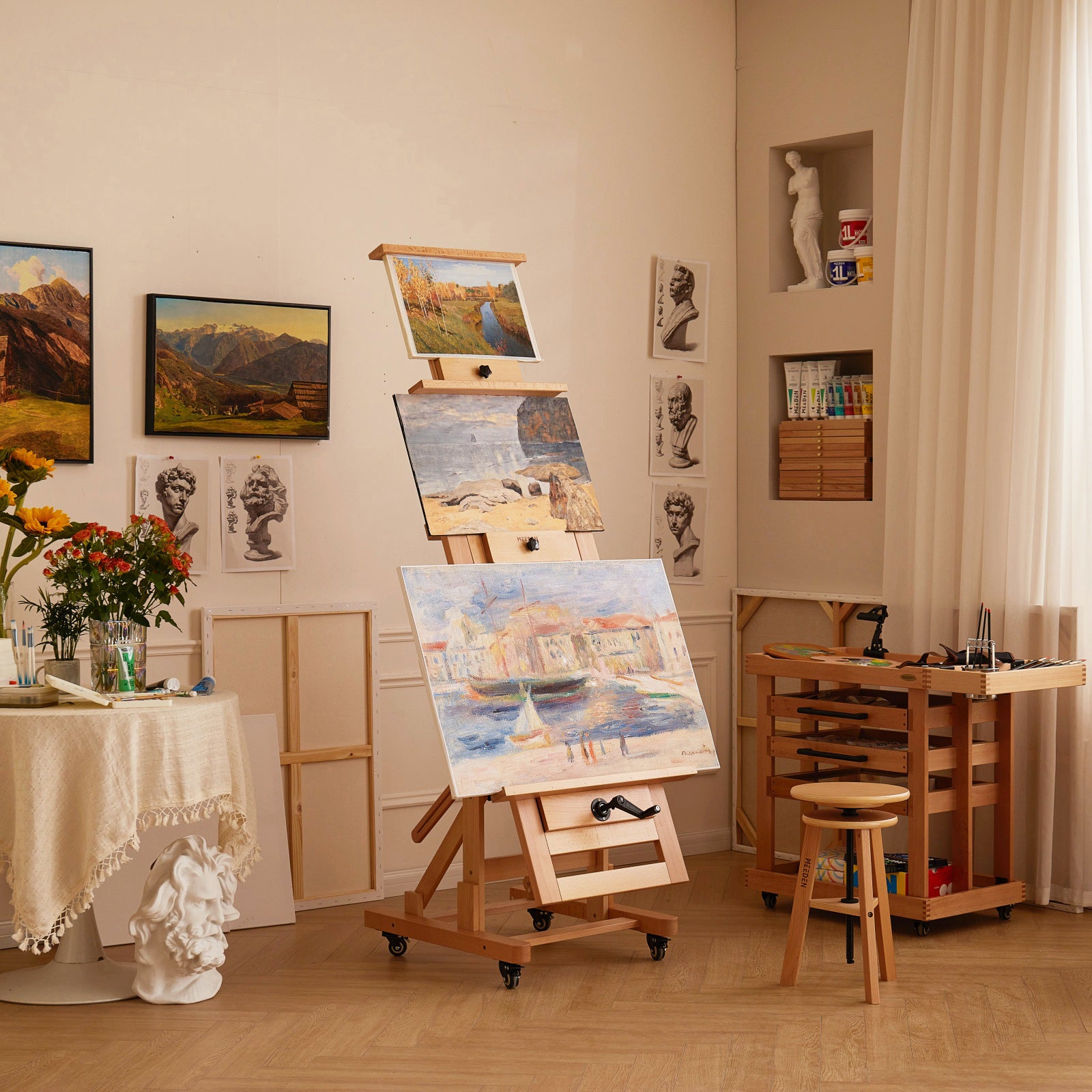 meeden-floor-easels-chevalet-manivelle-dhj-12-h-tre image 2