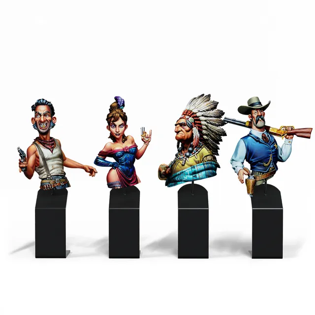 scale75-historix-wild-west-pack-bustes-r-sine-1-12-lot-4 image 1