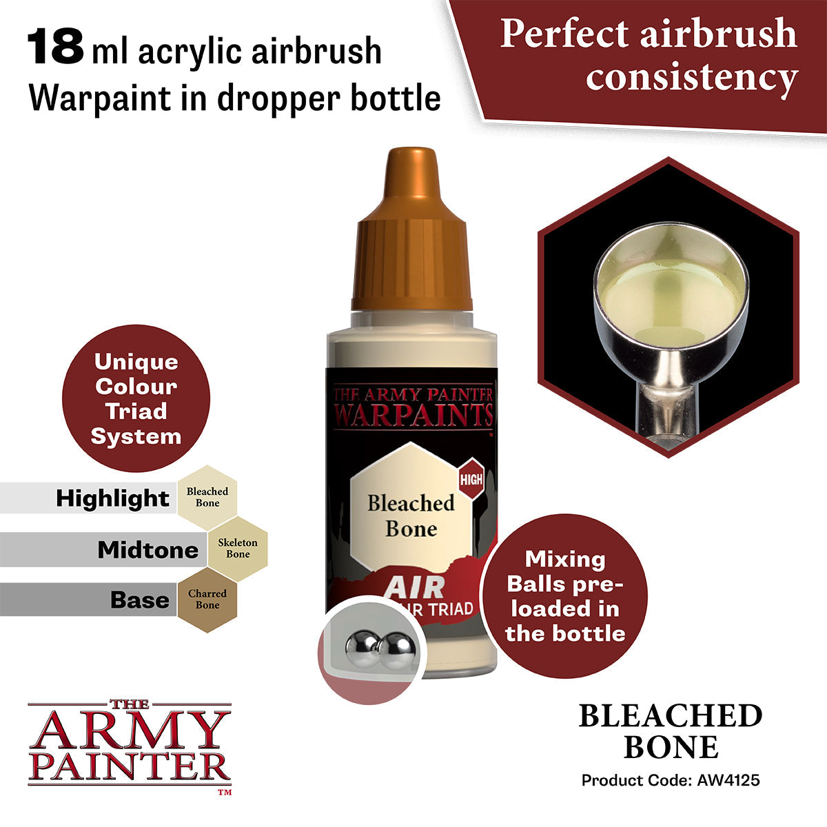 the-army-painter-warpaints-air-bleached-bone-peinture-aerographe-beige-18ml image 2