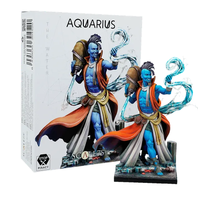 scale75-zodiac-aquarius-figurine-verseau-r-sine-non-peinte image 1