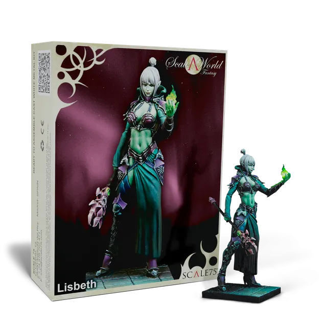 scale75-characters-lisbeth-figurine-fantasy-75mm-m-tal-non-peinte image 1