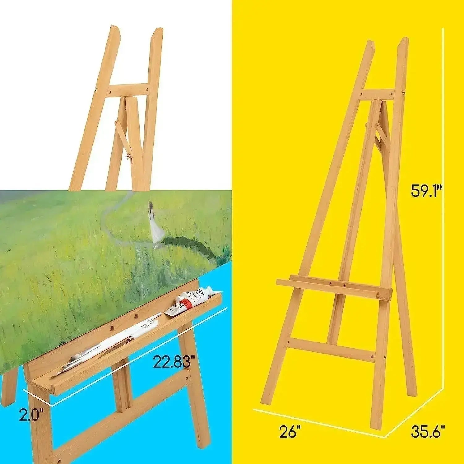 meeden-floor-easels-w08-chevalet-bois-h-tre-150-cm-r-glable image 3