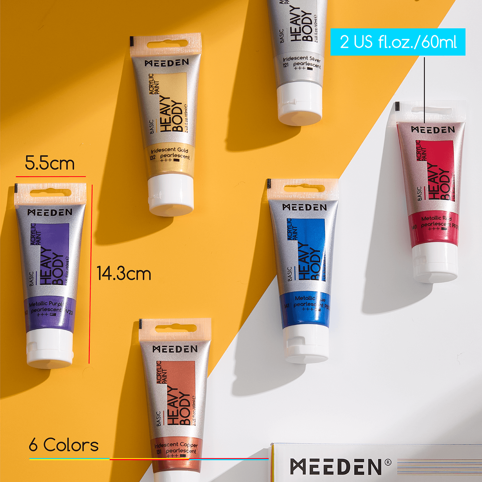 meeden-acrylic-acrylique-m-tallique-6-x-60ml-paisse image 7