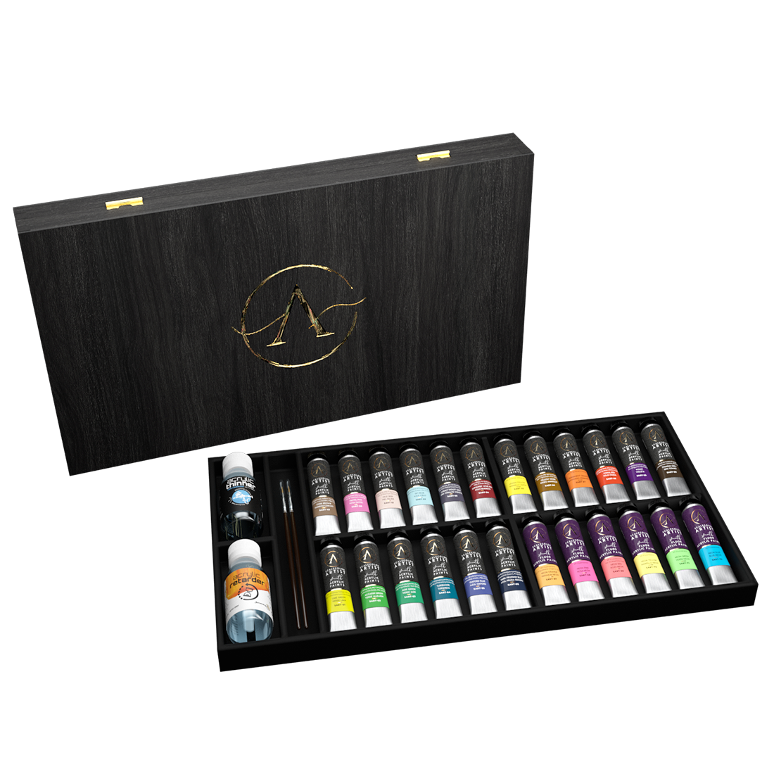 scale75-artist-small-luxury-coffret-bois-peinture-acrylique image 2